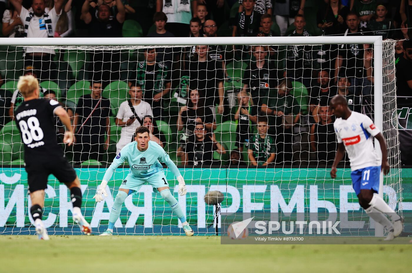 Russia Soccer Premier-League Krasnodar - Makhachkala