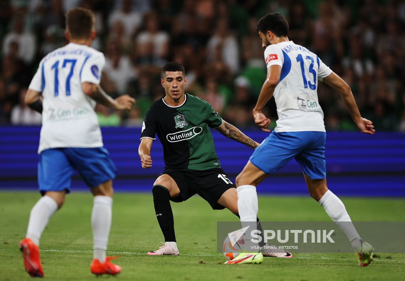 Russia Soccer Premier-League Krasnodar - Makhachkala