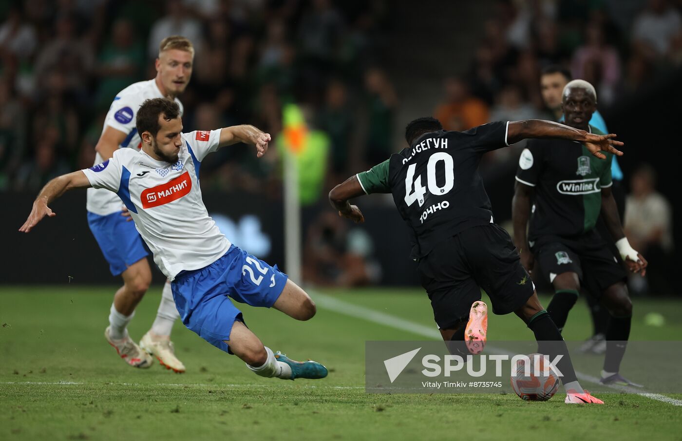 Russia Soccer Premier-League Krasnodar - Makhachkala