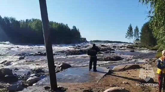 Russia White Sea Baltic Canal Breach