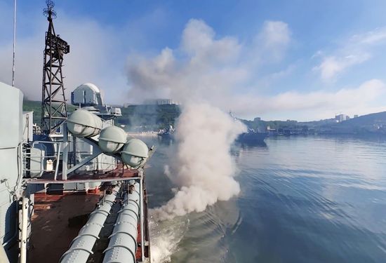 Russia Navy Drills
