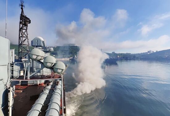 Russia Navy Drills