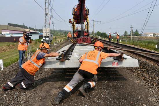 Russia Railway Tracks Maintenance