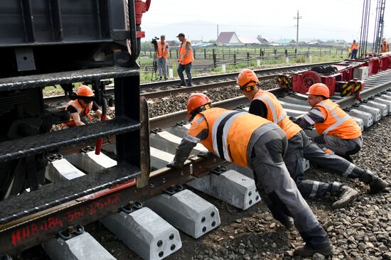 Russia Railway Tracks Maintenance