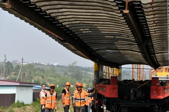 Russia Railway Tracks Maintenance