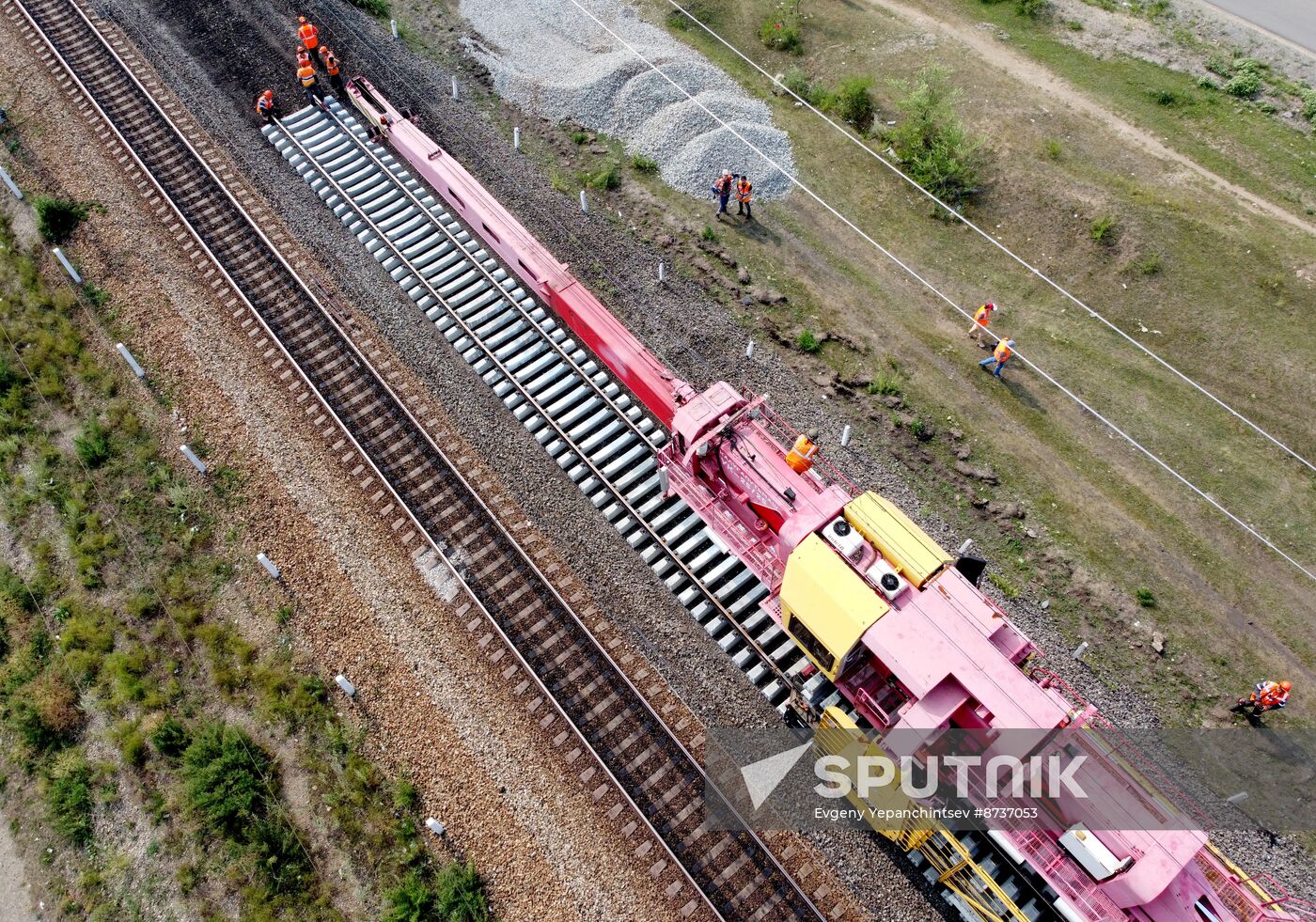 Russia Railway Tracks Maintenance