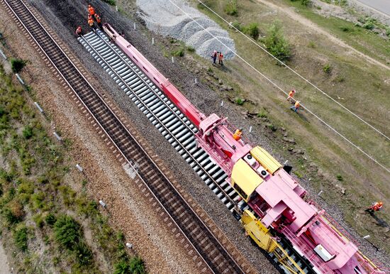 Russia Railway Tracks Maintenance