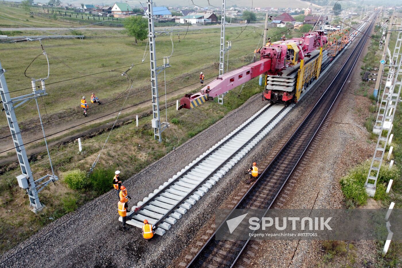 Russia Railway Tracks Maintenance