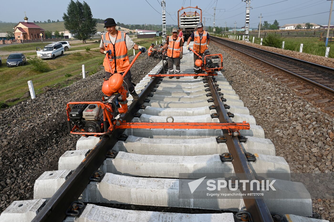 Russia Railway Tracks Maintenance