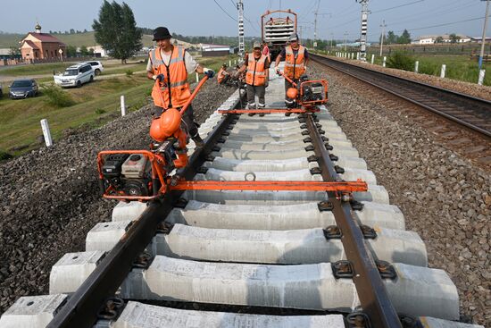 Russia Railway Tracks Maintenance