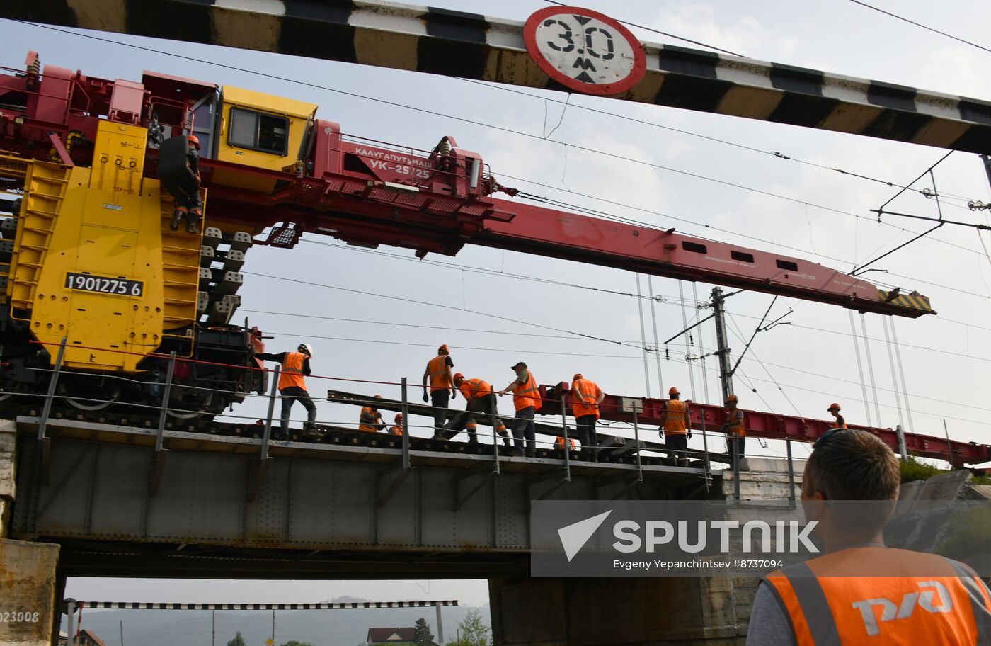 Russia Railway Tracks Maintenance