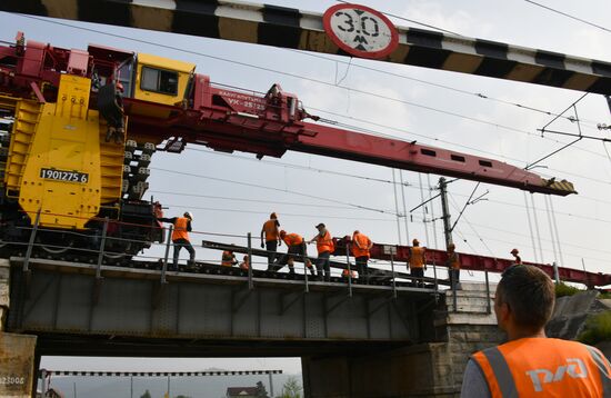 Russia Railway Tracks Maintenance