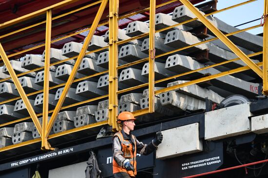 Russia Railway Tracks Maintenance