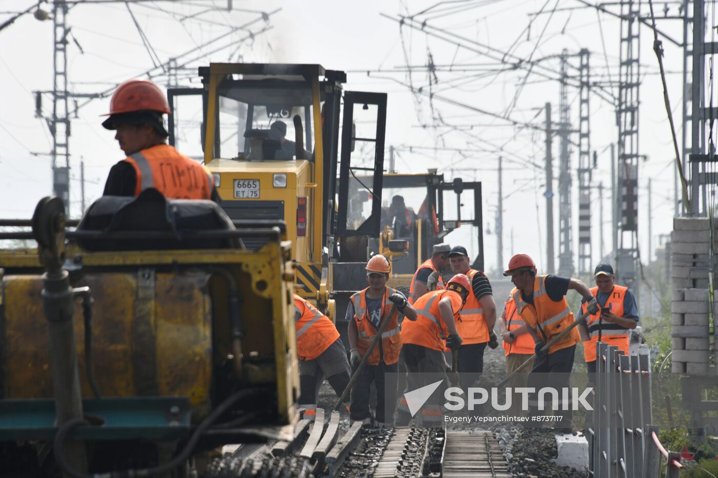 Russia Railway Tracks Maintenance