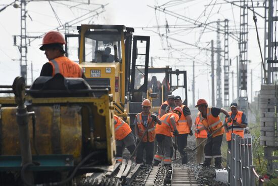 Russia Railway Tracks Maintenance