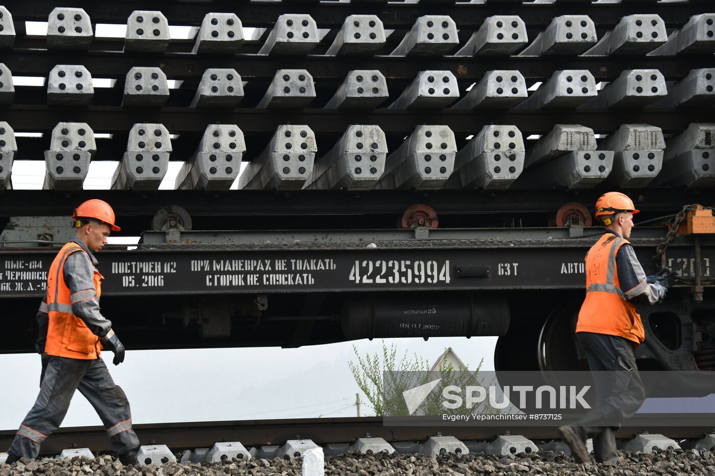 Russia Railway Tracks Maintenance