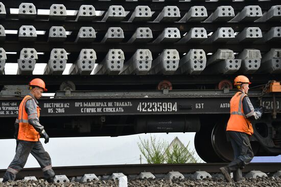 Russia Railway Tracks Maintenance