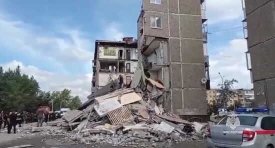 Russia Apartment Block Collapse