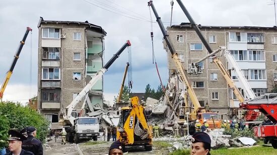 Russia Apartment Block Collapse