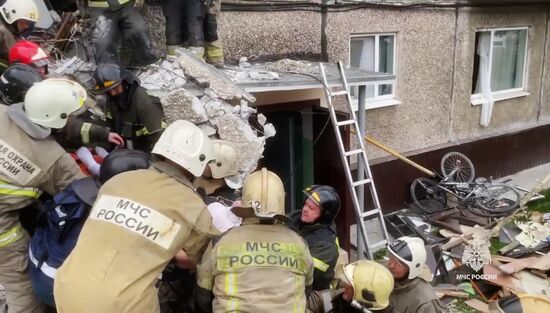 Russia Apartment Block Collapse