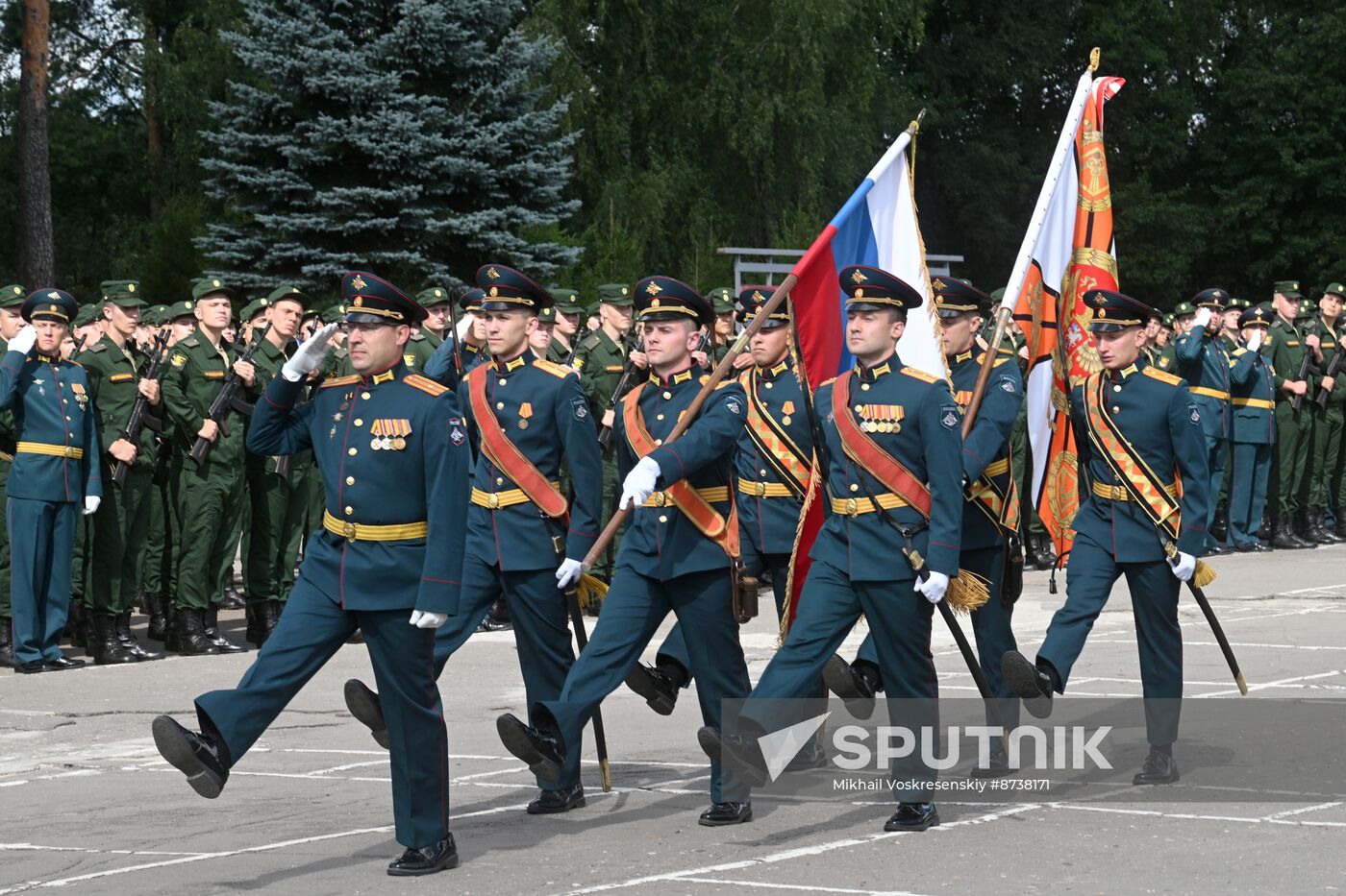 Russia Defence Oath Taking