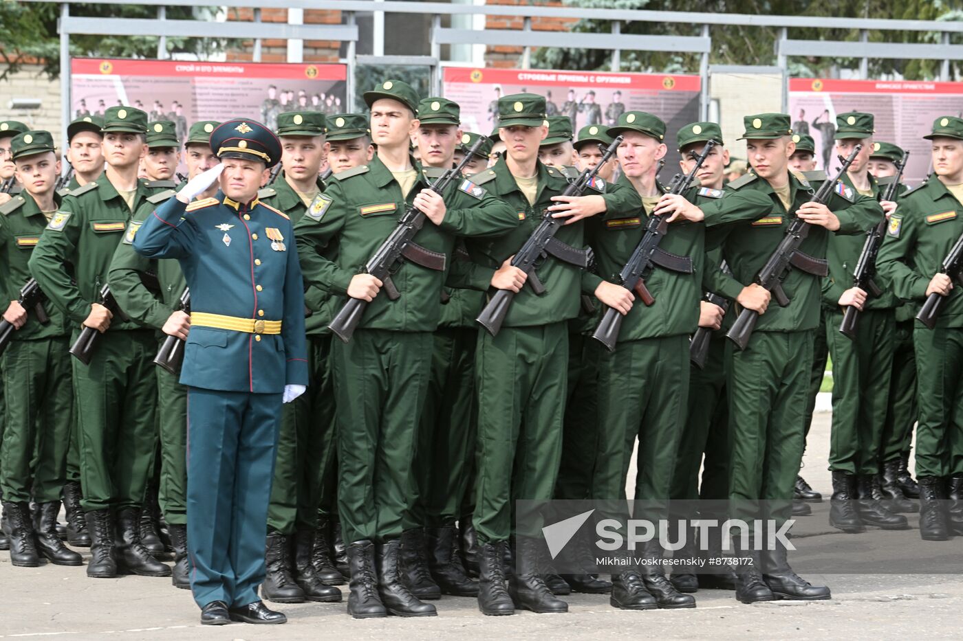 Russia Defence Oath Taking