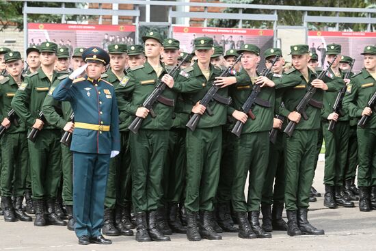 Russia Defence Oath Taking