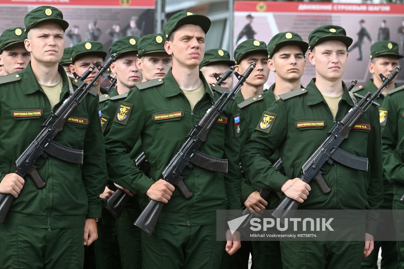 Russia Defence Oath Taking