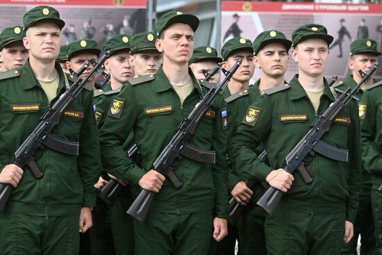 Russia Defence Oath Taking
