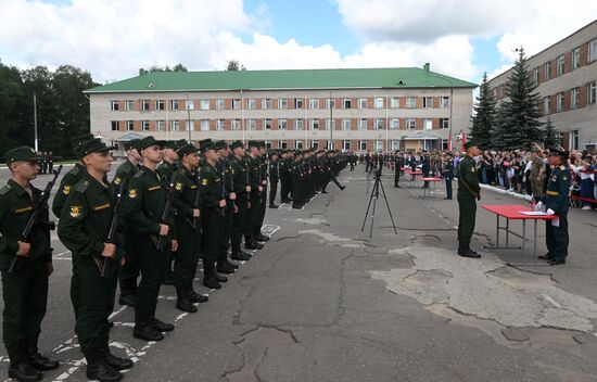 Russia Defence Oath Taking