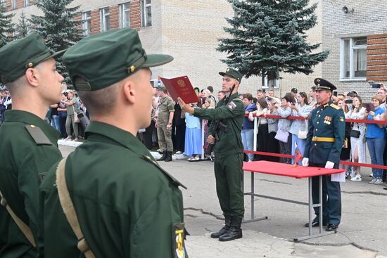 Russia Defence Oath Taking