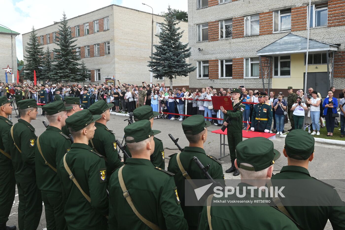 Russia Defence Oath Taking