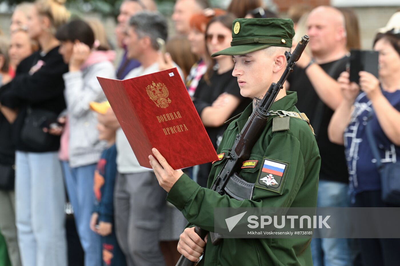 Russia Defence Oath Taking