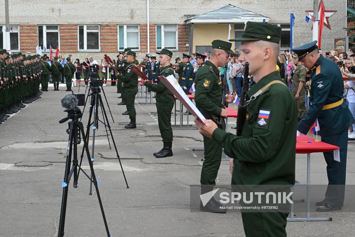 Russia Defence Oath Taking