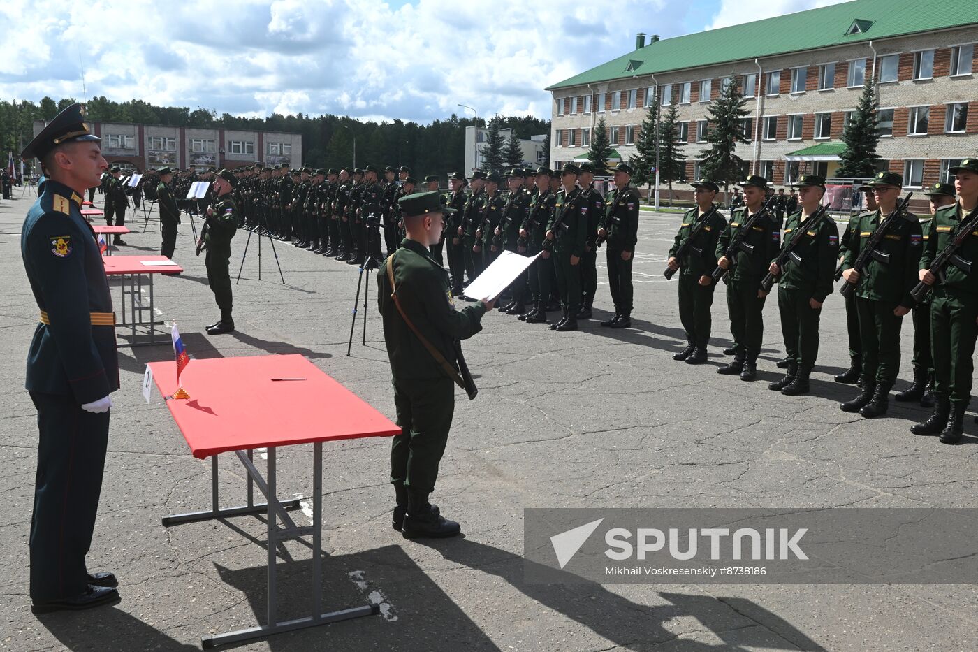 Russia Defence Oath Taking