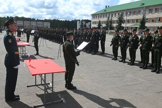 Russia Defence Oath Taking