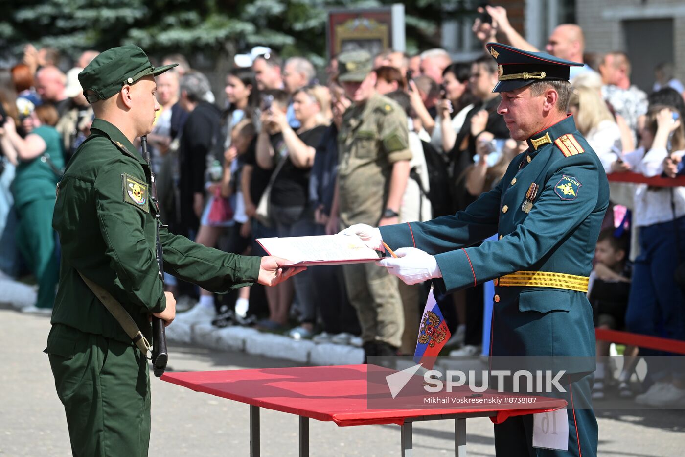 Russia Defence Oath Taking