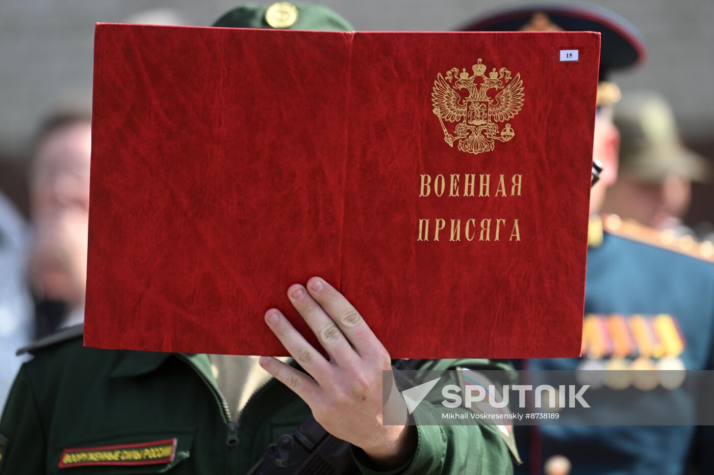 Russia Defence Oath Taking