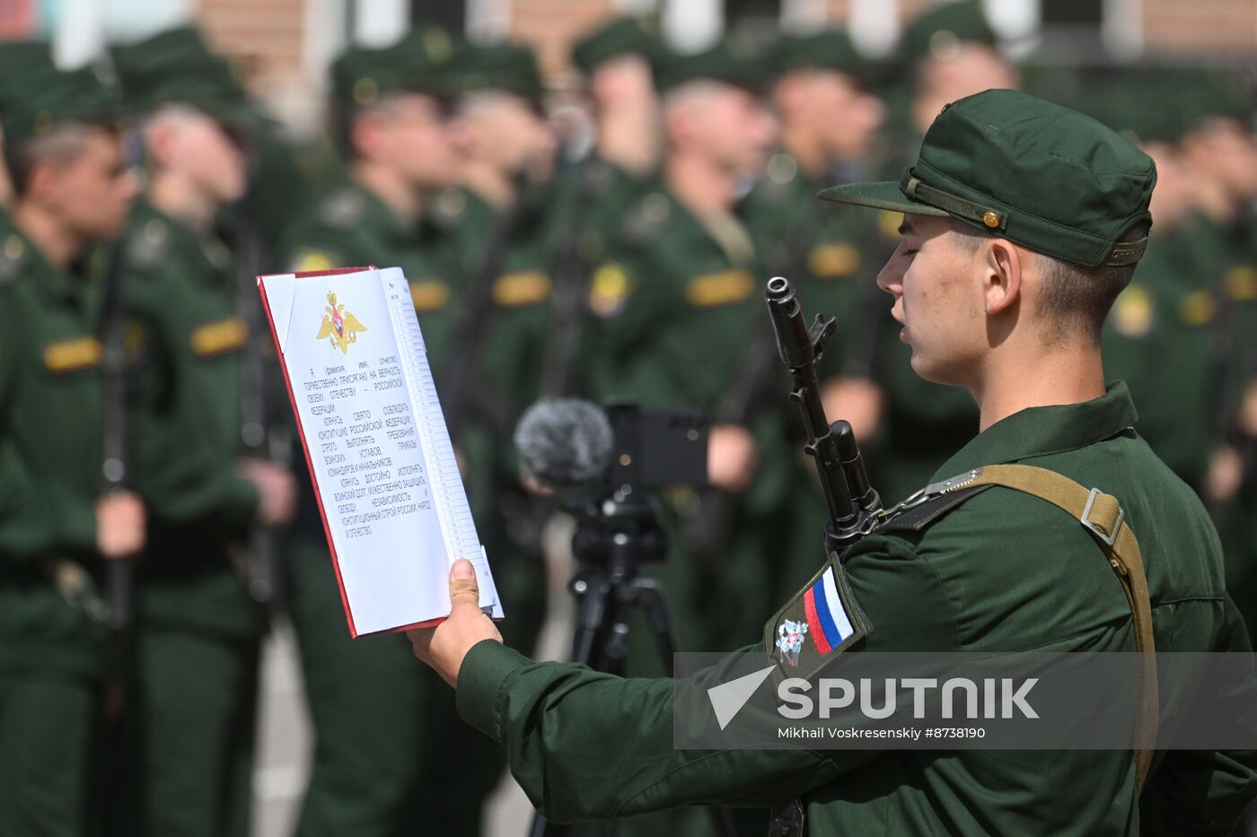 Russia Defence Oath Taking