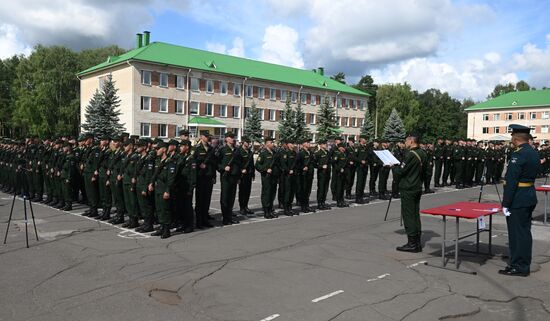 Russia Defence Oath Taking
