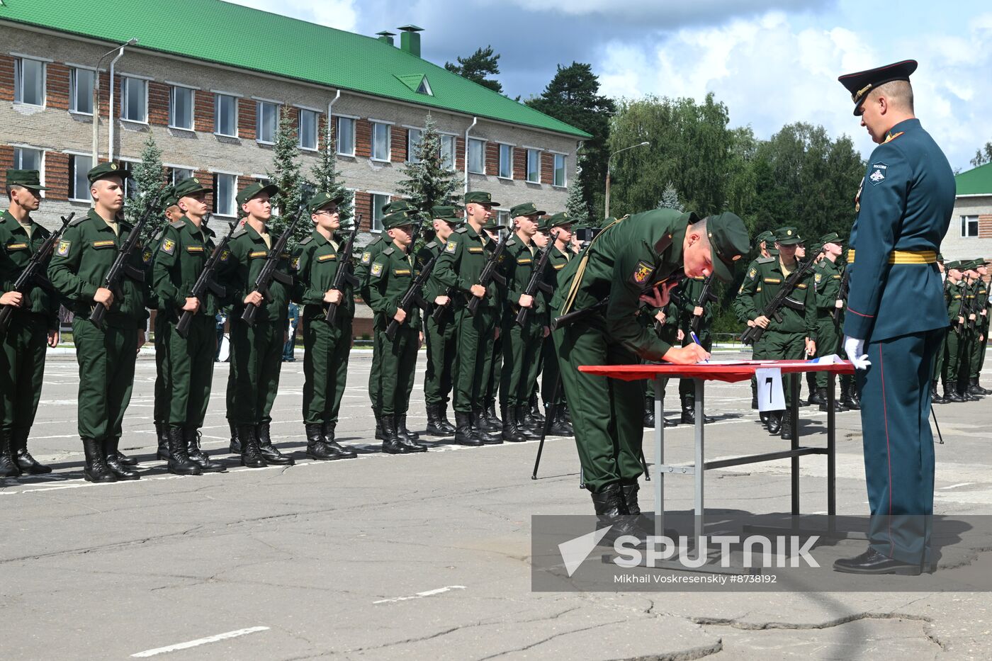 Russia Defence Oath Taking