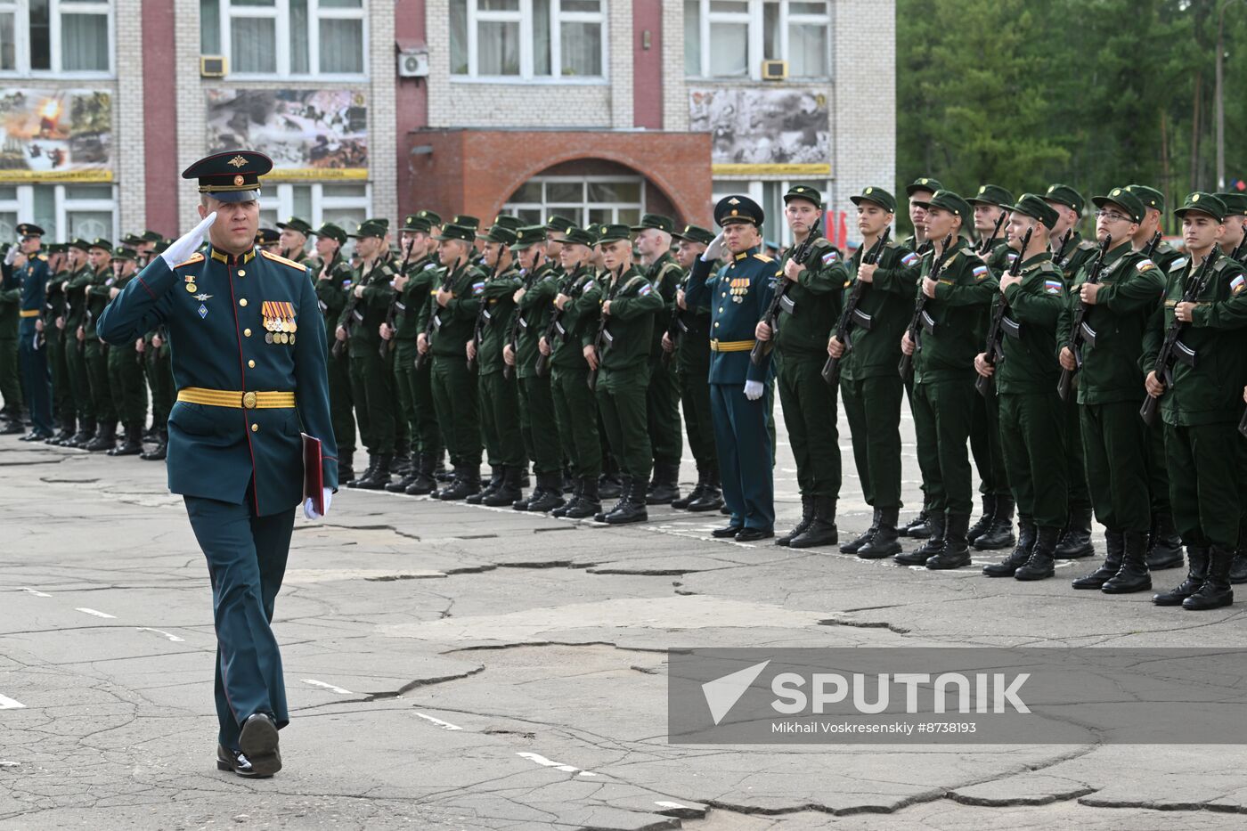 Russia Defence Oath Taking