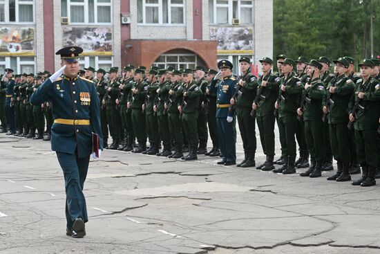 Russia Defence Oath Taking