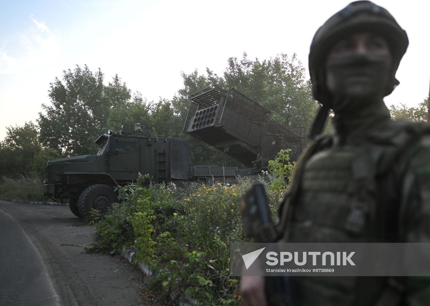 Russia Ukraine Military Operation Heavy Flamethrowers