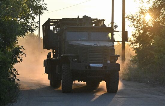 Russia Ukraine Military Operation Heavy Flamethrowers