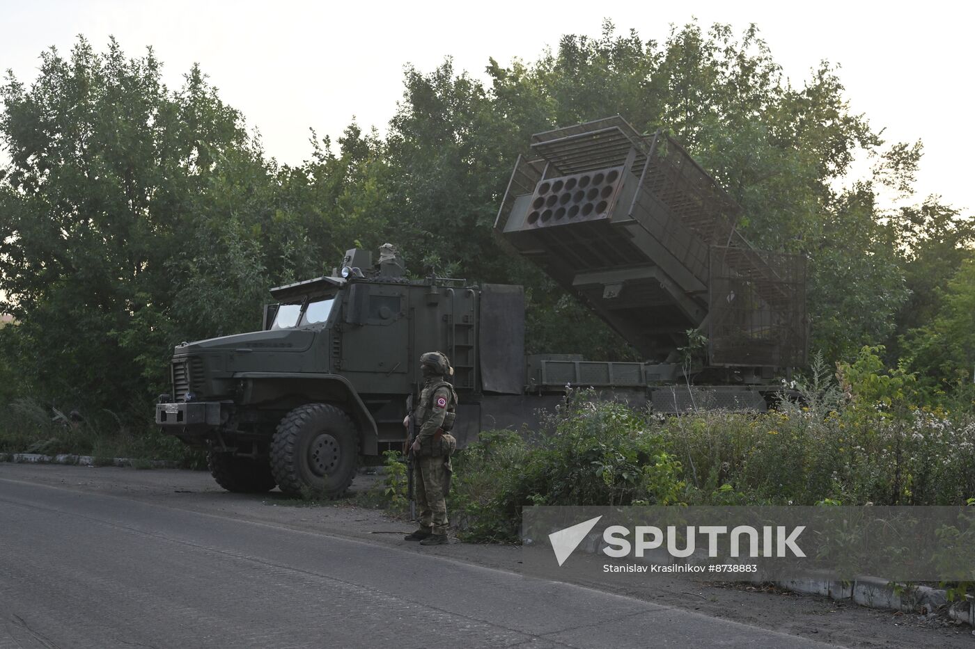 Russia Ukraine Military Operation Heavy Flamethrowers