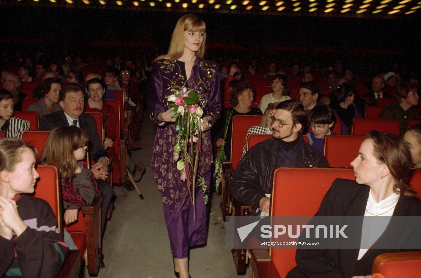 Flowers in Kremlin international festival in Moscow