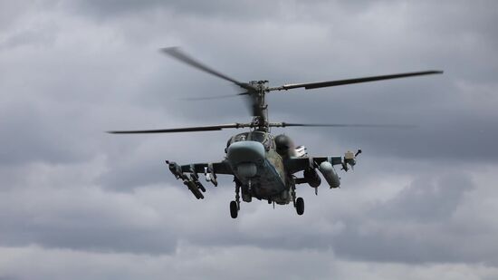 Russia Ukraine Kursk Attack Helicopters