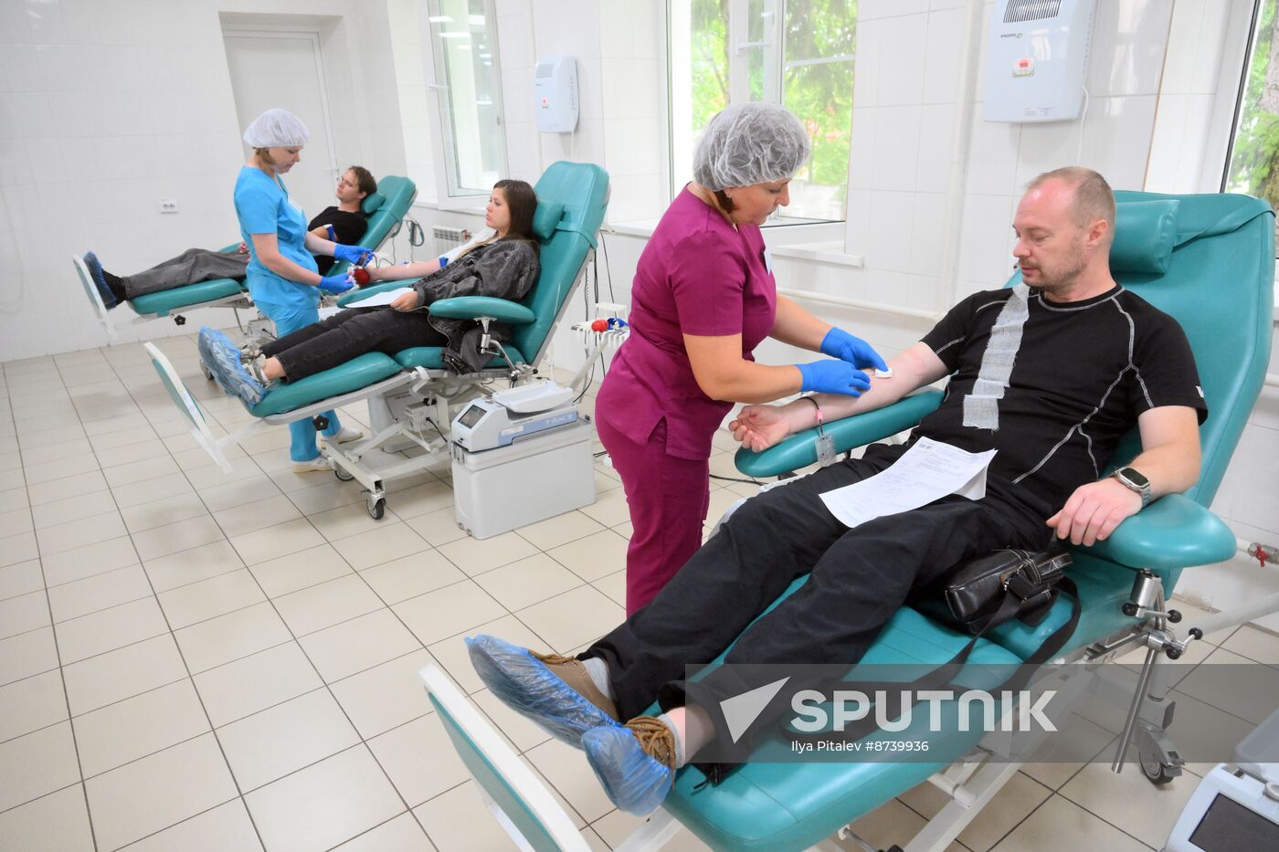 Russia Ukraine Kursk Attack Blood Donation