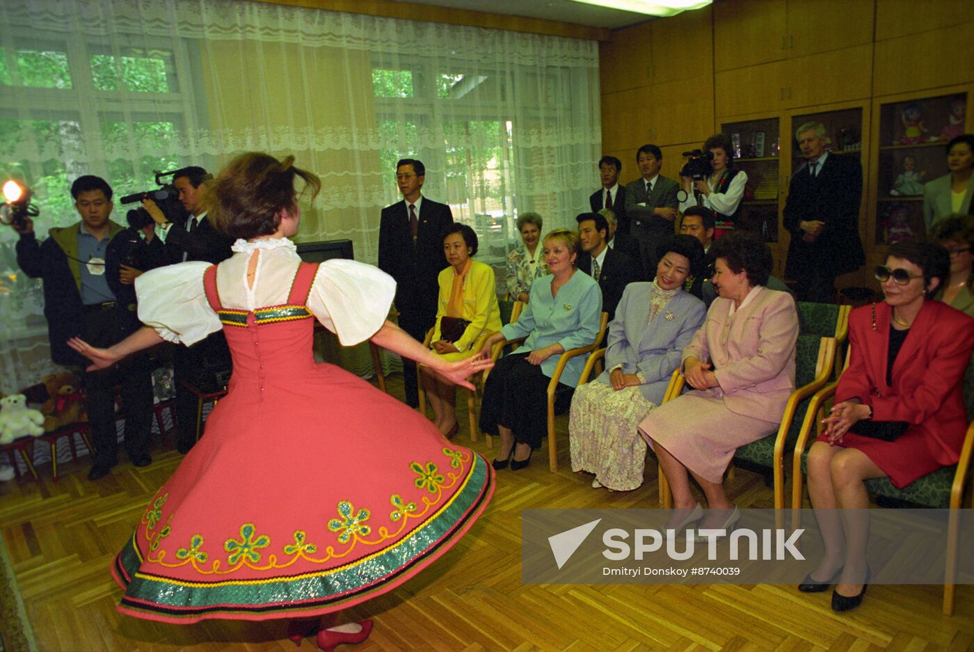 President of Republic of Korea Kim Young-sam visits Russian Federation
